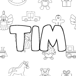 TIM - Toys background coloring