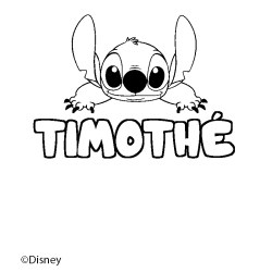 TIMOTH&Eacute; - Stitch background coloring