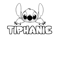 TIPHANIE - Stitch background coloring