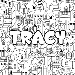 TRACY - City background coloring