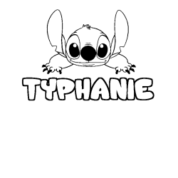 TYPHANIE - Stitch background coloring