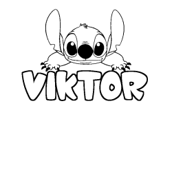 VIKTOR - Stitch background coloring