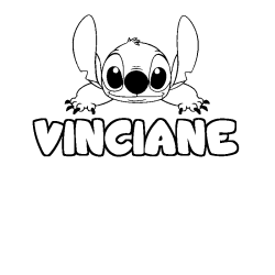 VINCIANE - Stitch background coloring