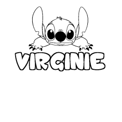 VIRGINIE - Stitch background coloring