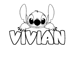 VIVIAN - Stitch background coloring