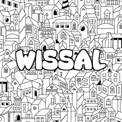 WISSAL - City background coloring