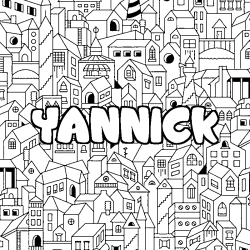 YANNICK - City background coloring
