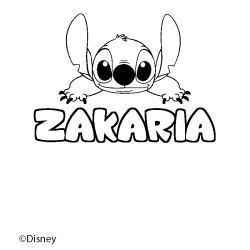 ZAKARIA - Stitch background coloring