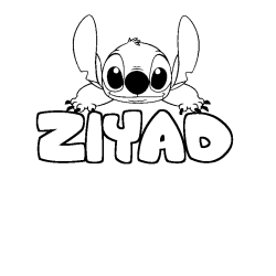 ZIYAD - Stitch background coloring
