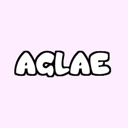 Coloring page first name AGLAE