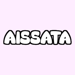 Coloring page first name AISSATA