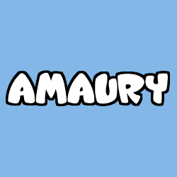 Coloring page first name AMAURY