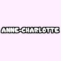 Coloring page first name ANNE-CHARLOTTE