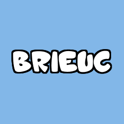 Coloring page first name BRIEUC