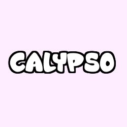 Coloring page first name CALYPSO
