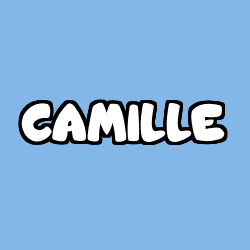 Coloring page first name CAMILLE