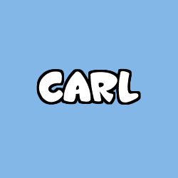 Coloring page first name CARL
