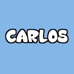 Coloring page first name CARLOS