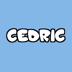 Coloring page first name CEDRIC