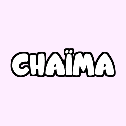 CHAÏMA