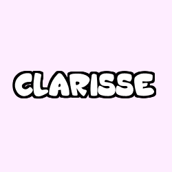 Coloring page first name CLARISSE