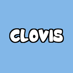 Coloring page first name CLOVIS