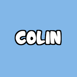 Coloring page first name COLIN