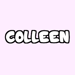 Coloring page first name COLLEEN