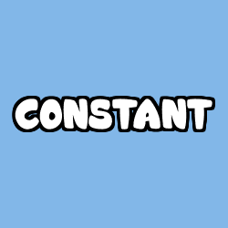 Coloring page first name CONSTANT