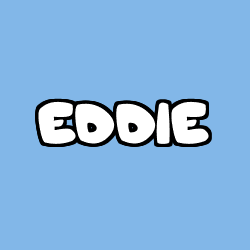 Coloring page first name EDDIE