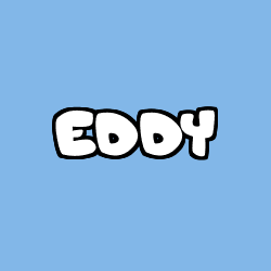 Coloring page first name EDDY