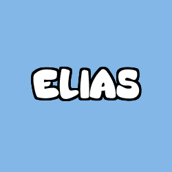 Coloring page first name ELIAS