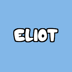 Coloring page first name ELIOT