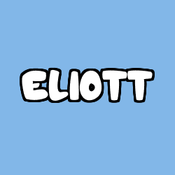 Coloring page first name ELIOTT