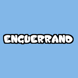 Coloring page first name ENGUERRAND