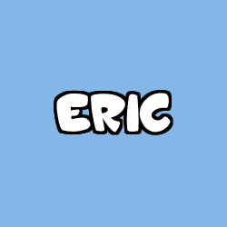 Coloring page first name ERIC