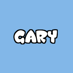 Coloring page first name GARY