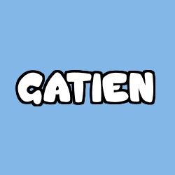 Coloring page first name GATIEN