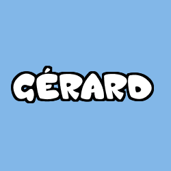 Coloring page first name GÉRARD