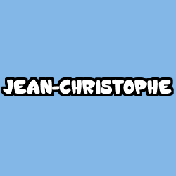 Coloring page first name JEAN-CHRISTOPHE