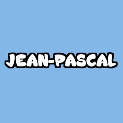 Coloring page first name JEAN-PASCAL