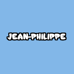 Coloring page first name JEAN-PHILIPPE