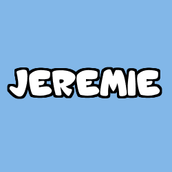 Coloring page first name JEREMIE