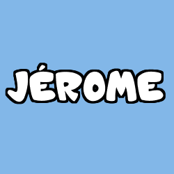 Coloring page first name JÉROME