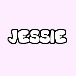 Coloring page first name JESSIE