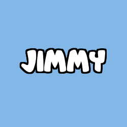 Coloring page first name JIMMY