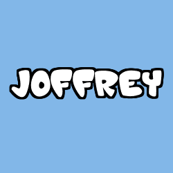 Coloring page first name JOFFREY