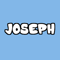 Coloring page first name JOSEPH