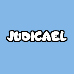 Coloring page first name JUDICAEL