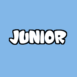 Coloring page first name JUNIOR